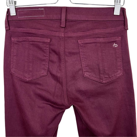 Rag & Bone Skinny Jeans in Port Burgundy Size 27 - Picture 7 of 15